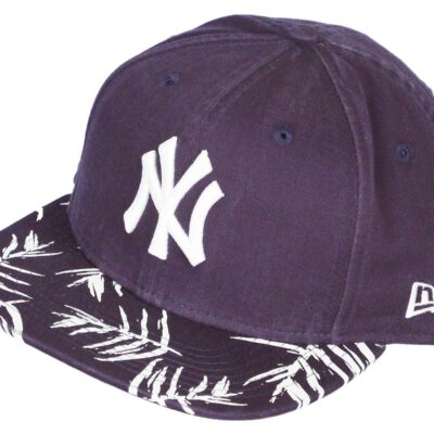 Gorra New Era Cap 9FIFTY SNAPBACK New York Yankees Sandwash Visor azul flores troplicales