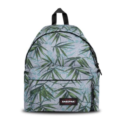 MOCHILA EASTPAK Padded Pak'r® EK62070X Brize Mel Grey flores y plantas gris y verde