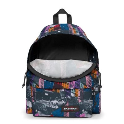 MOCHILA EASTPAK Padded Pak'r® EK62072y Chropink Ciudad edificios multicolores