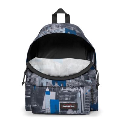 MOCHILA EASTPAK Padded Pak'r® EK62073Y Chroblue urbana ciudad edificios grises y azules