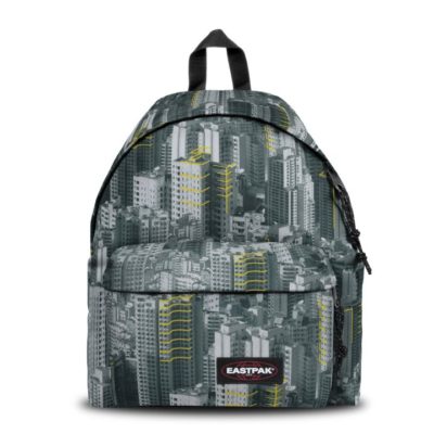 MOCHILA EASTPAK Padded Pak'r® EK62063T Urban Yellow edificios gris amarillo