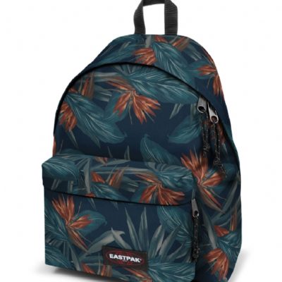 MOCHILA EASTPAK Padded Pak'r® EK62028Q Orange Brize verde y naranja flores unisex