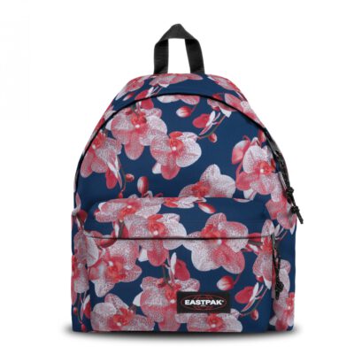 MOCHILA EASTPAK Padded Pak'r® 24 litros EK620A90 Charming Pink Fores Azules y rosas