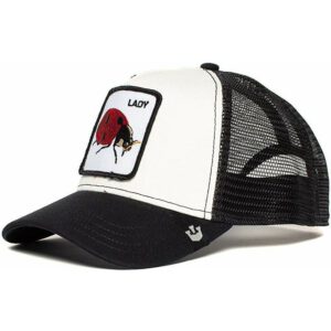 Gorra Animales GOORIN BROS TRUCKER rejilla/ajustable Lady Mariquita negra y blanca