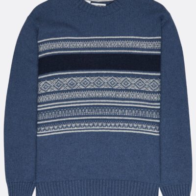 Jersei punto BILLABONG hombre cuello redondo Mayfield Warm Sweater casual Suéter Ref. BIZ1JP17 azul/blue rayas