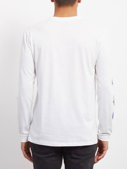 Camiseta Hombre VOLCOM manga larga DEADLY STONE - WHITE Ref. A3631850 logos diamantes manga blanca