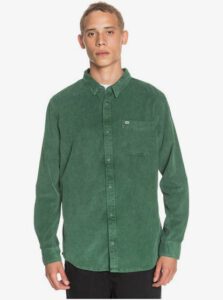 Camisa QUIKSILVER de Manga Larga pana Hombre Smoke Trail GREENER PASTURES (gsg0) Ref. EQYWT04055 verde