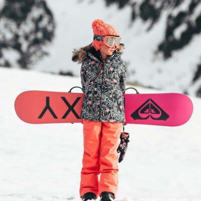 Pantalones nieve ROXY niña aislante WarmFlight® x3 Backyard BEETROOT (mjlo) Ref. ERGTP03021 naranja
