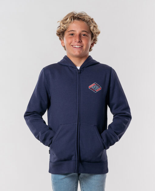 Sudadera niño Rip Curl con capucha D AMS HOOD BOYS Ref. KFEHF4 navy -azul marino