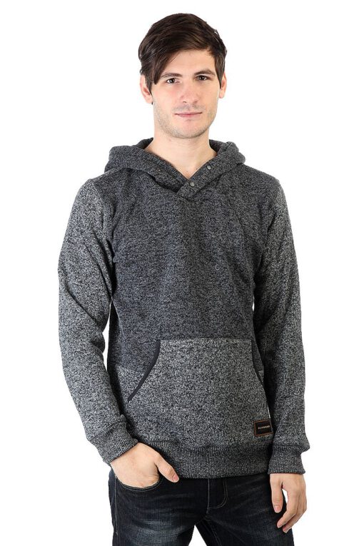 Sudadera de forro polar con capucha  Hombre Quiksilver KRPH Dark grey heather ref.EQYFT03436 KTAO gris oscuro