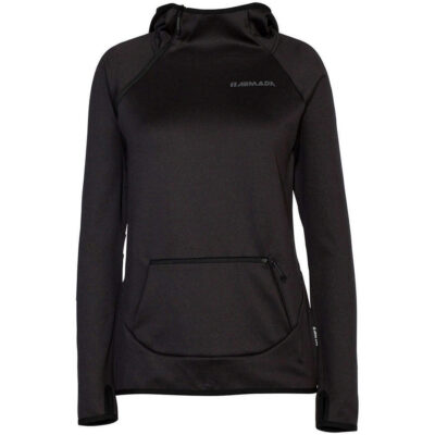 Sudadera larga ARMADA técnica con capucha para mujer RETREAT MIDLAYER HOODIE black Ref. 1330003001905 negra