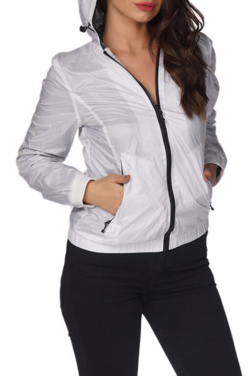 Chaqueta chubasquero Jott Mujer VENUS BASIC 9906/901 blanc Justoverthetop blanco