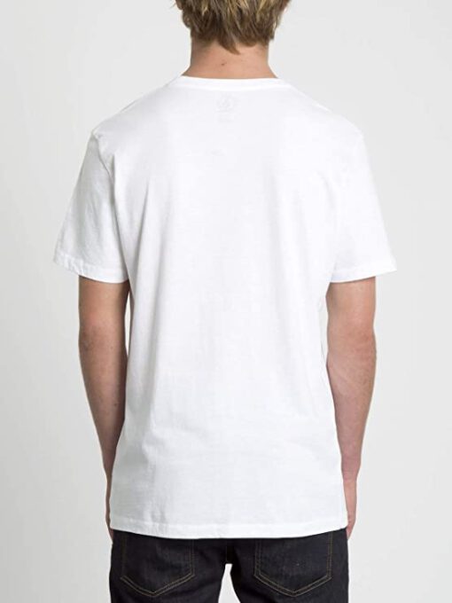 Camiseta Hombre VOLCOM manga corta SMIRAL LTW - WHITE Ref. A4331960 blanca labios sonrisa