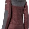 Chaqueta nieve 686 con capucha pelo con aislamiento para mujer Uptown black ruby Ref. L6W303 berengena/gris