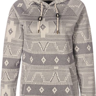 Sudadera Nieve O'NEILL forro polar con capucha para mujer PW Abby Fleece Ref. 655220 gris/blanco étnico