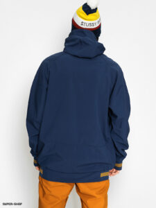 Chaqueta invierno DC SHOES hombre con capucha nieve SPECTRUM navy (bsn0) Ref. EDYTJ03021 azul logo verde