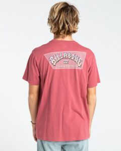 Camiseta Hombre BILLABONG manga corta  Heritage MALAGA (4650) Ref. W1SS58BIP1 roja Nueva colección