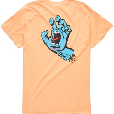 Camiseta SANTA CRUZ manga corta niño Youth Screaming Hand Tee Orange Ref. SCA-YTE-0650 naranja puño pecho