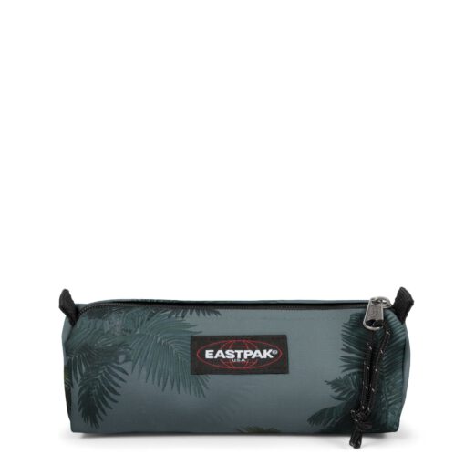 Estuche Eastpak escolar: Benchmark SINGLE EK372J05 Brize Grey gris flores tropical