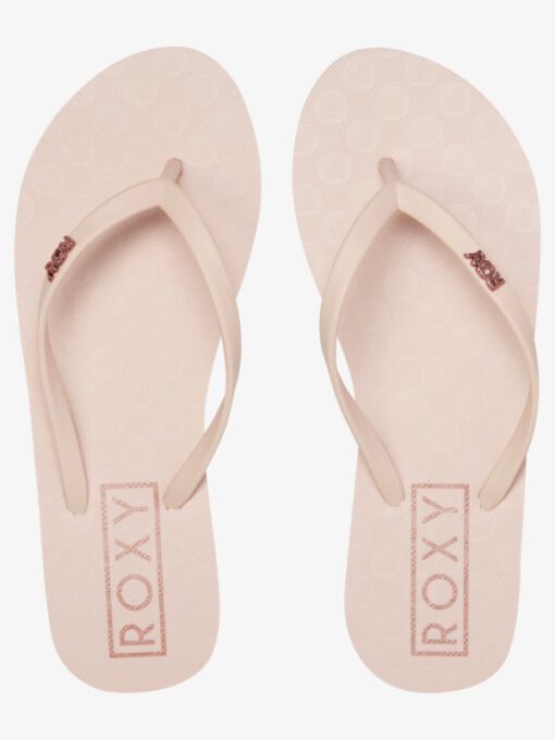 Sandalias ROXY Chanclas goma playa niña/mujer Viva Stamp ROSE (ros) Ref. ARJL100683 rosa palo lisa