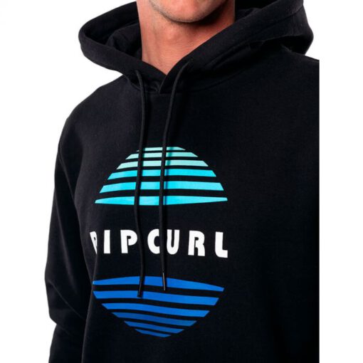 Sudadera RIP CURL para hombre con capucha Mama Sunset Hood Fleece Black Ref. CFEYB4 Negro