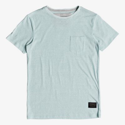 Camiseta QUIKSILVER manga corta niño Makayoko EGGSHELL BLUE (bfd0) Ref. EQBKT03168 Azul agua bolsillo pecho