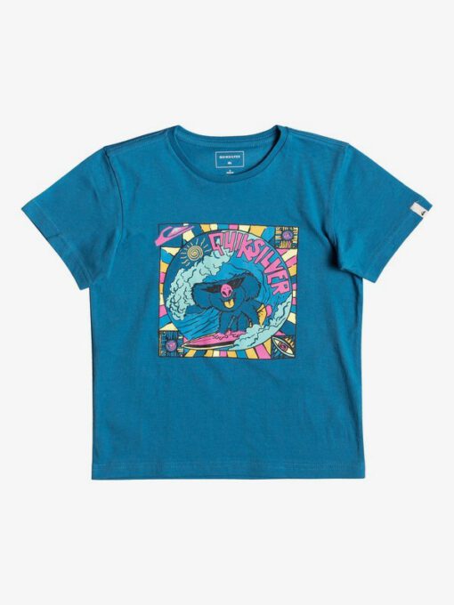 Camiseta QUIKSILVER manga corta niño surfera Surfing Koala (bpb0) Ref. EQKZT03289 azul divertida