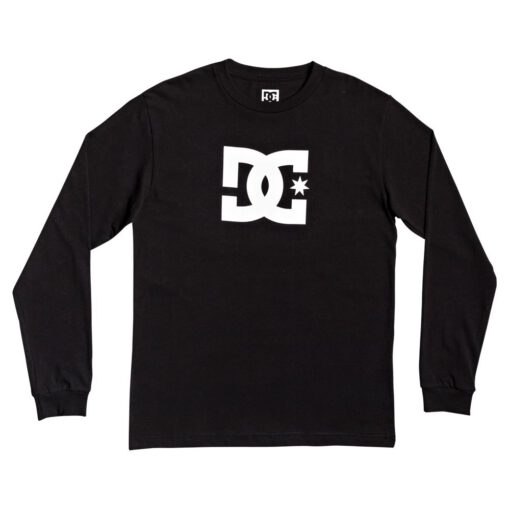 Camiseta DC SHOES manga larga classic 4218491 Ref. dpbje012 negra Logo DC