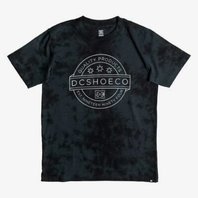 Camiseta DC SHOES manga corta niño acyd ball ss boy BLACK (kvj0) Ref. EDBZT03325 negra Logo DC