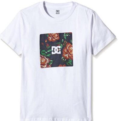 Camiseta DC SHOES manga corta niño flowers ss boy White (wbno) Ref. EDBZT03128 blanca Logo DC