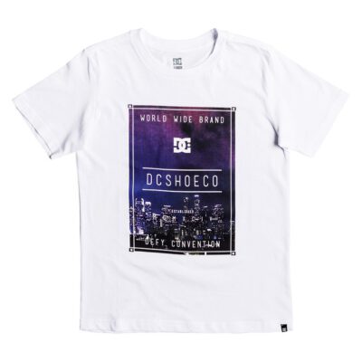 Camiseta DC SHOES manga corta niño Tonite ss boy White (wbb0) Ref. EDBZT03198 blanca Logo DC