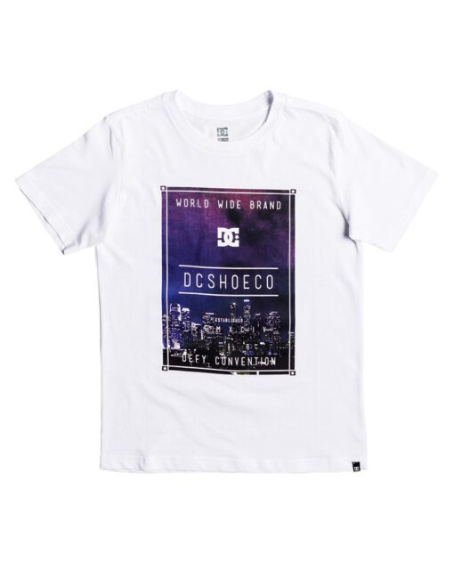 Camiseta DC SHOES manga corta niño Tonite ss boy White (wbb0) Ref. EDBZT03198 blanca Logo DC