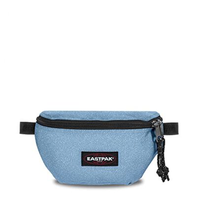 Riñonera Eastpak Springer 2 litros EK074K76 Gliticy azul cielo con un toque de purpurina brillante