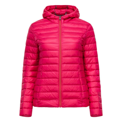 Chaqueta con capucha Jott de plumas pato Mujer CLOE BASIC 4900/408-FUSHIA Justoverthetop Color Rosa fucsia