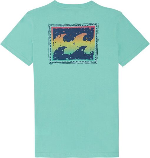 Camiseta BILLABONG surfera manga corta niño surfera Warchild TEE SS ligth aqua Ref. S2SS07 verde agua