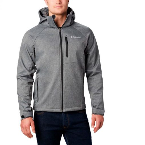 Chaqueta COLUMBIA con capucha y aislamiento para hombre Softshell Cascade Ridge™ II Black Ref. WM3241 /1516251030 Charcoal Heather gris