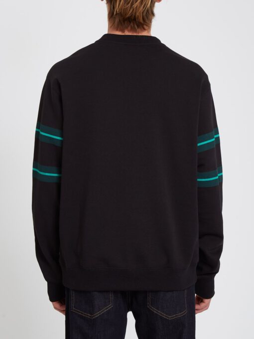 Sudadera VOLCOM cuello redondo para hombre clásica ZERO DIVISION - BLACK Ref. A4632113_BLK negro