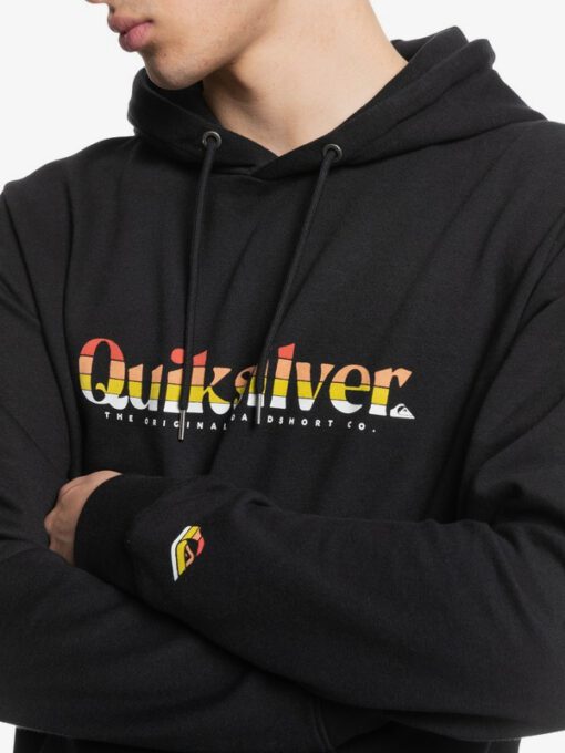 Sudadera QUIKSILVER con capucha para Hombre Primary BLACK (kvj0) Ref. EQYFT04453 negra