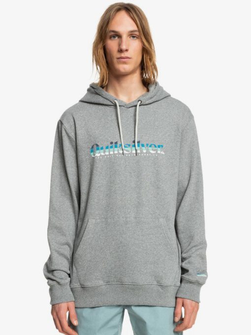 Sudadera QUIKSILVER con capucha para Hombre Primary ATHLETIC HEATHER (sgrh) Ref. EQYFT04453 gris jaspeada