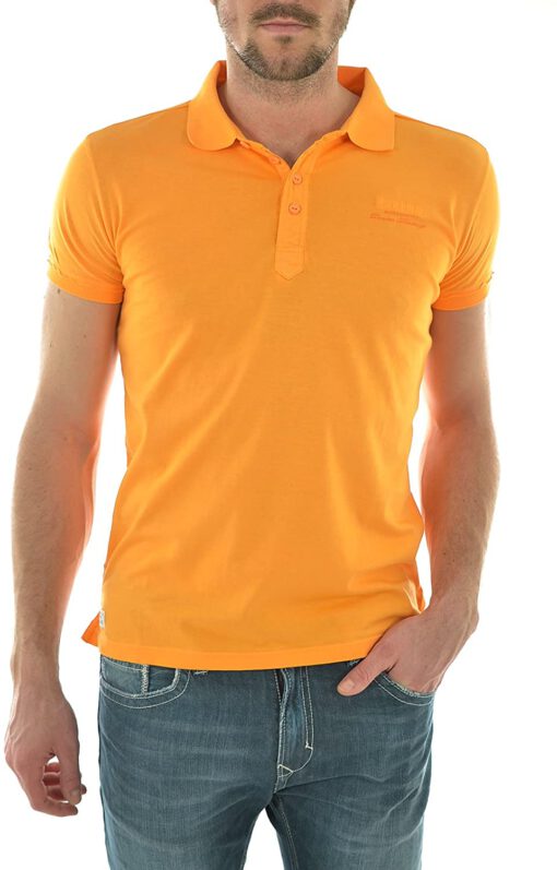 Polo KAPORAL Hombre manga corta NEMARE basic mandarine Ref. 14M91 naranja mandarina