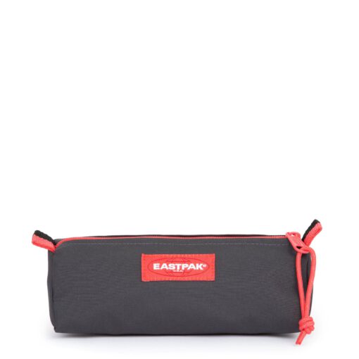 Estuche Eastpak escolar: Benchmark SINGLE EK372O03 Kontrast Peppy negro con detalles rojos