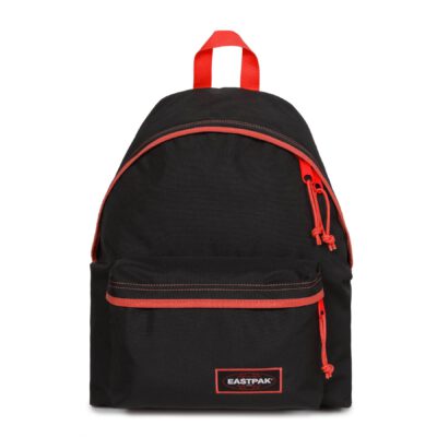 MOCHILA EASTPAK Padded Pak'r® 24 litros EK620L55 Kontrast Fiery negra con detalles rojos