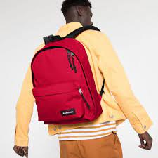 MOCHILA EASTPAK Out Of Office 27 litros con bolsillo ordenador EK76718O DECEMBER SEASONAL COLORS rojo