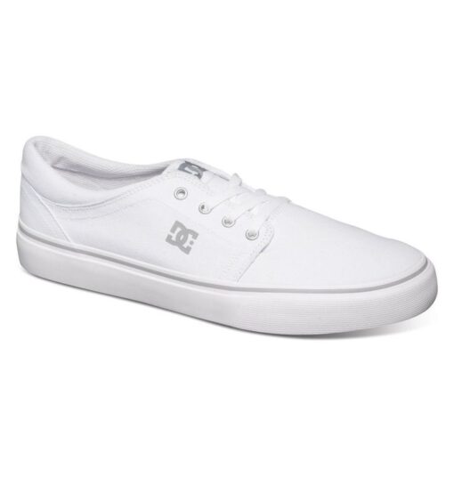 Zapatillas de lona DC SHOES para hombre TRASE TX WHITE (XWWW) Ref. ADYS300126 Blancas