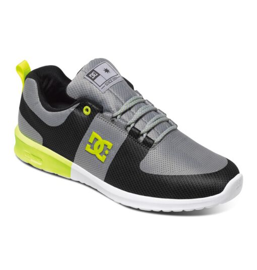 Zapatillas téxtil DC SHOES para hombre LYNX LITE R GREY/YELLOW (GY1) Ref. ADYS100282 gris/amarillo