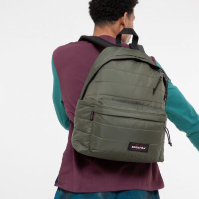 MOCHILA EASTPAK Padded Pak'r® 24 litros plumífero acolchada EK620L67 Puffered Crafty verde caqui