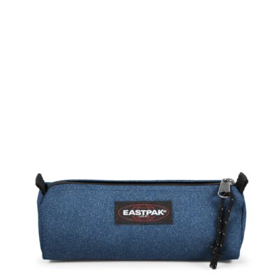 Estuche Eastpak escolar: Benchmark SINGLE EK372N99 Spark Blue azul brillante con un toque purpurina