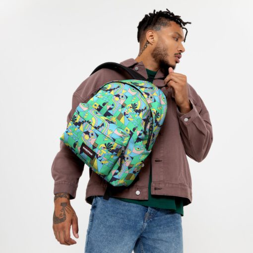 MOCHILA EASTPAK Padded Pak'r® 24 litros EK620O39 Blvd Mint verde agua inspirado en el arte urbano