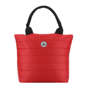 Bolso Jott de plumas Chica 6900SHO-313-ROUGE CLAIR SAC SHOPPING BASIC Justoverthetop rojo claro con asas