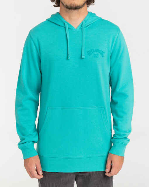 Sudadera BILLABONG hombre con capucha Arch Wave DARK MINT (3187) Ref. C1HO04BIP2 azul agua